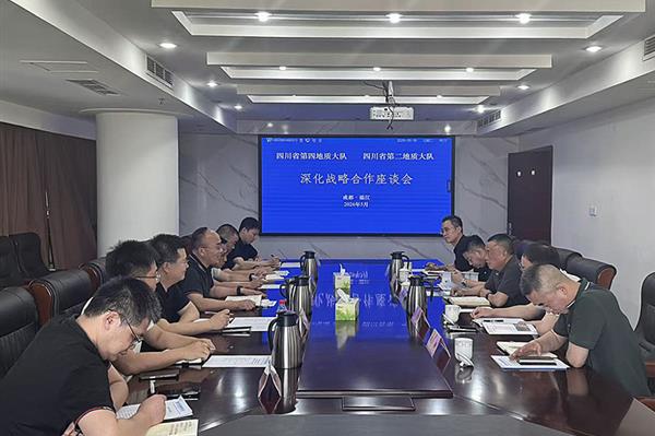 践行“雁阵”发展理念 共筑数字地质高地 │ 四大队与二大队召开深化战略...